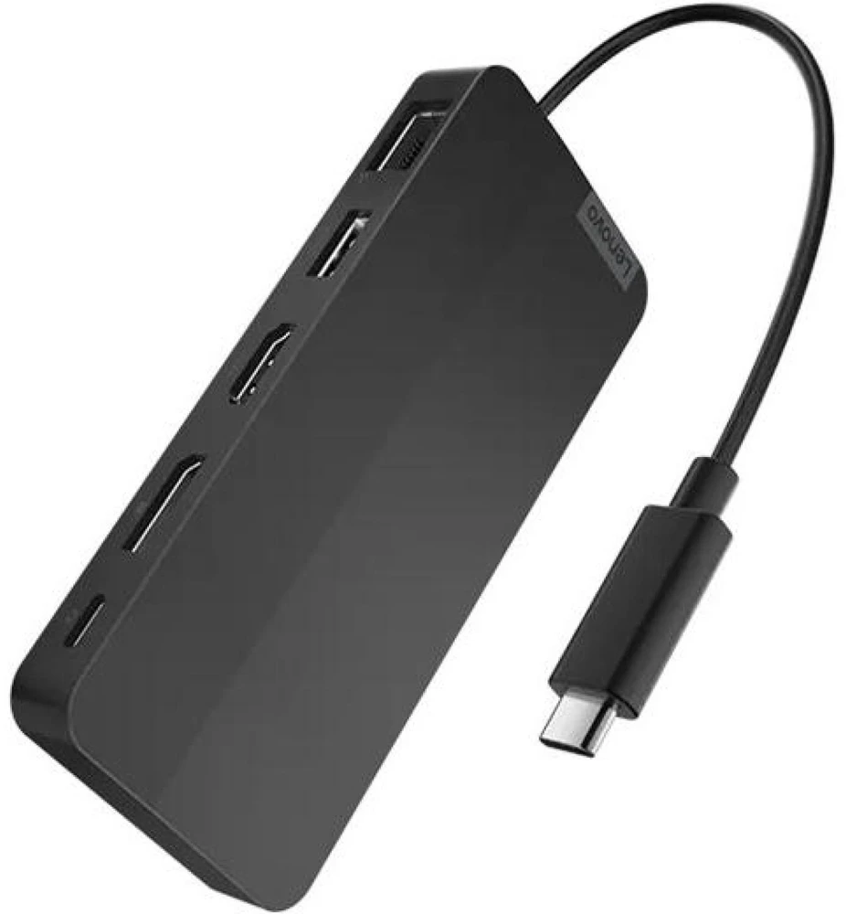 Lenovo | USB-C Dual Ekranas Travel Dock su adapteriu | 40B90100EU | Ethernet LAN (RJ-45) jungtys 1 | DisplayPorts quantity 1 | USB 3.0 (3.1 Gen 1) jungtys quantity 1 x USB-A 10 Gbps, 2 x USB-C 10 Gbps | HDMI jungtys quantity 1 | 65 W | Garantija 36 mėn.