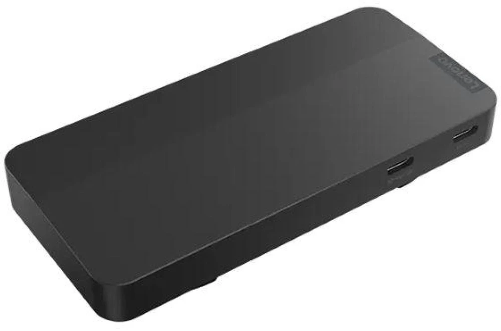Lenovo | USB-C Dual Ekranas Travel Dock su adapteriu | 40B90100EU | Ethernet LAN (RJ-45) jungtys 1 | DisplayPorts quantity 1 | USB 3.0 (3.1 Gen 1) jungtys quantity 1 x USB-A 10 Gbps, 2 x USB-C 10 Gbps | HDMI jungtys quantity 1 | 65 W | Garantija 36 mėn.