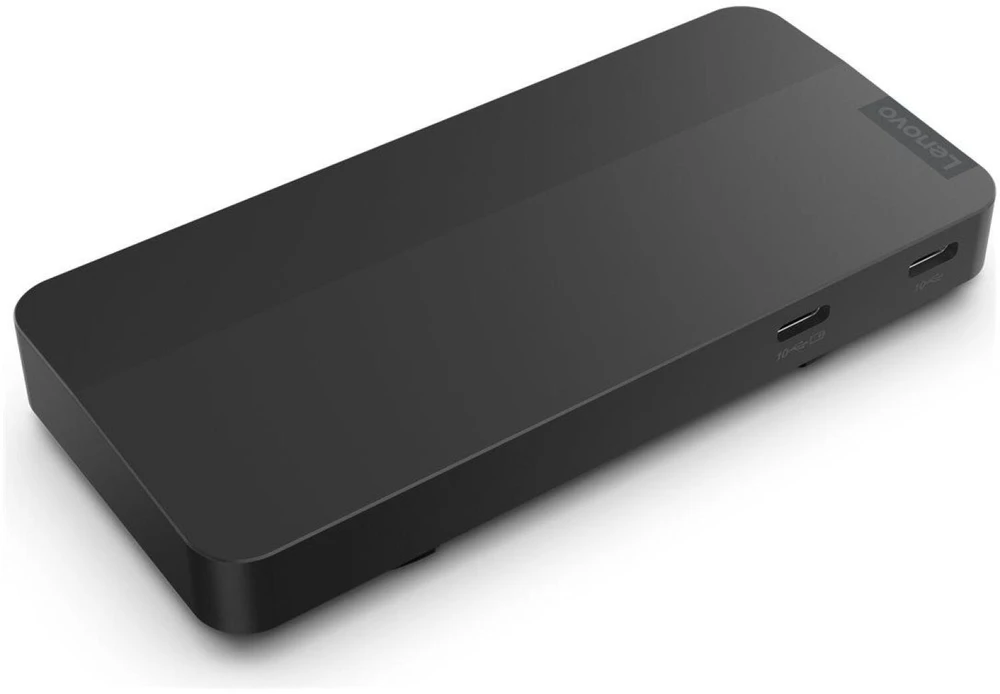 Lenovo | USB-C Dual Ekranas Travel Dock su adapteriu | 40B90100EU | Ethernet LAN (RJ-45) jungtys 1 | DisplayPorts quantity 1 | USB 3.0 (3.1 Gen 1) jungtys quantity 1 x USB-A 10 Gbps, 2 x USB-C 10 Gbps | HDMI jungtys quantity 1 | 65 W | Garantija 36 mėn.