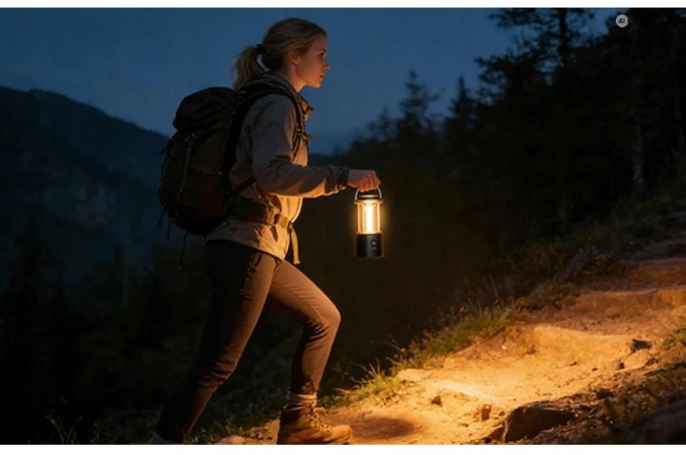 LEPRO 330043-BK Camping Lamp, 1,100 lm