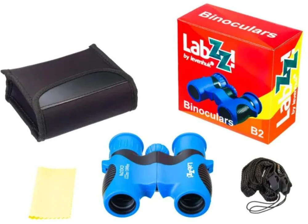 Levenhuk LabZZ B2 Mėlyna Wave vaikiški žiūronai