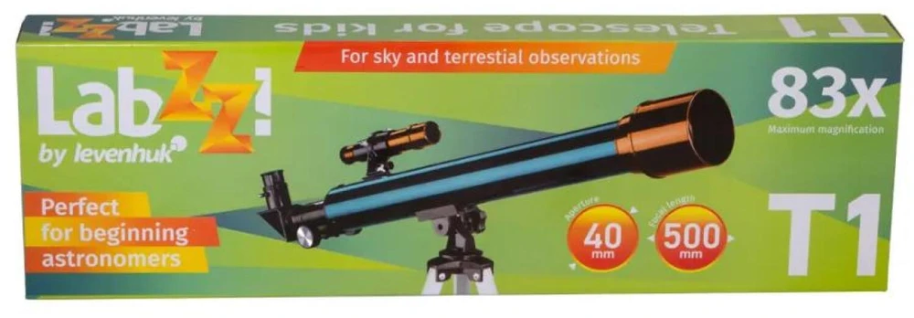 Teleskopas Levenhuk LabZZ T1 40/500 40–83 x