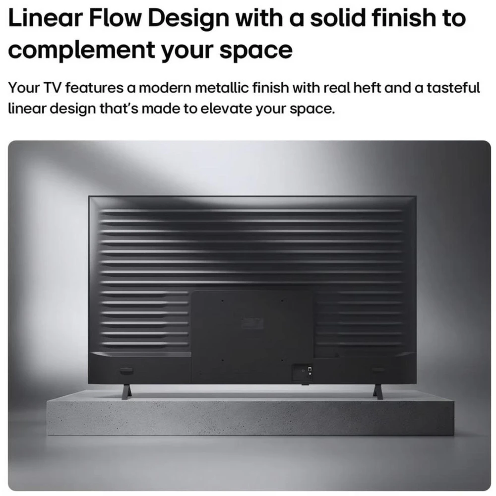 Lg 65QNED7EB3C.AEUD televizorius, 165cm 65 coliai, 3840x2160 pikselių, QNED, 4K Ultra HD, Mini-LED, webOS 26, 3x HDMI