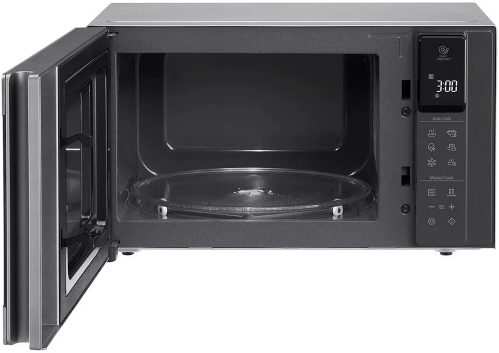 LG MS2595CIS mikrobangų krosnelė Stalviršis Mikrobangų krosnelė be papildomų funkcijų 25 L 1000 W Sidabras, Nerūdijančiojo plieno