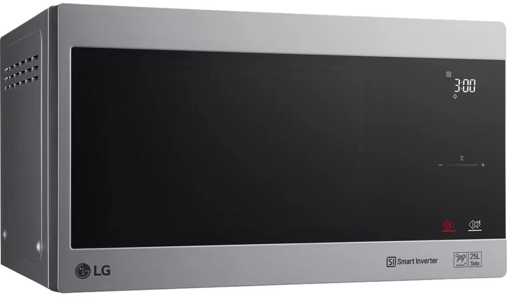 LG MS2595CIS mikrobangų krosnelė Stalviršis Mikrobangų krosnelė be papildomų funkcijų 25 L 1000 W Sidabras, Nerūdijančiojo plieno