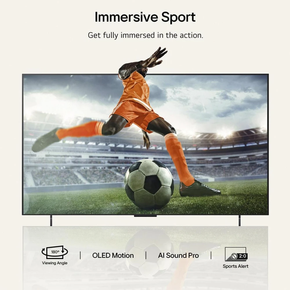 LG OLED televizorius OLED42C6ELB.AEUD, 105,5 cm, 3840x2160, 165 Hz, 4x HDMI 2.1, webOS 26, Dolby Vision, Dolby Atmos, VRR, ALLM