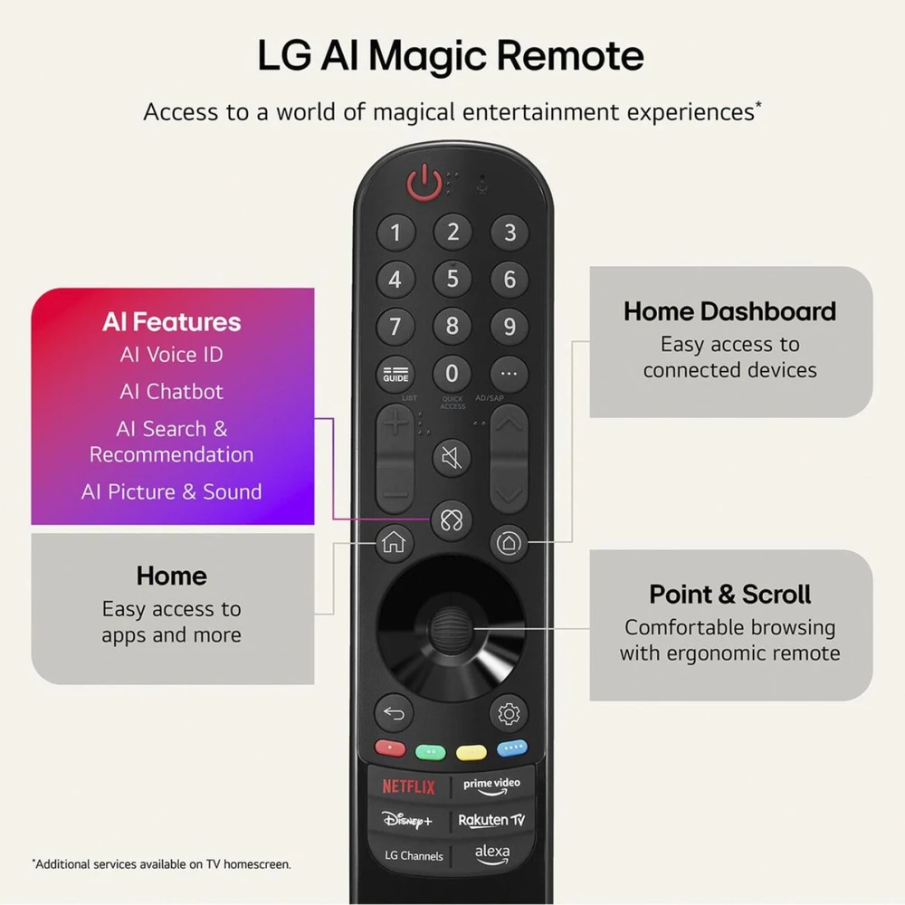 Lg OLED televizorius OLED48C6ELB.AEUD, 120.7cm, 4K UHD, 165Hz, OLED evo, HDMI 2.1, VRR, ALLM, G-SYNC, FreeSync Premium