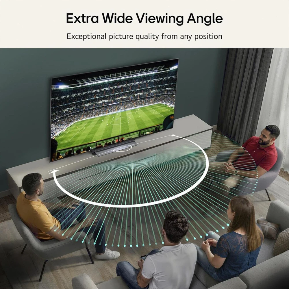 Lg OLED televizorius OLED48C6ELB.AEUD, 120.7cm, 4K UHD, 165Hz, OLED evo, HDMI 2.1, VRR, ALLM, G-SYNC, FreeSync Premium