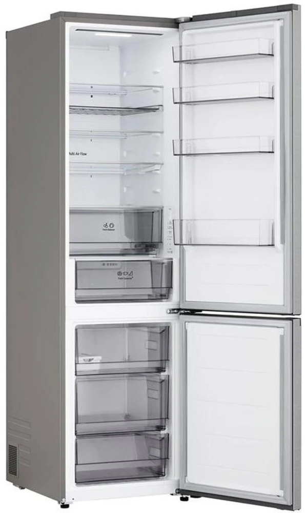 LG Šaldytuvas | GBBS312CPY | Energijos efektyvumo klasė C | Laisvai pastatomas | Aukštis 186 cm | Kombinuotas | No Frost sistema | Šaldytuvo neto talpa 220 L | Šaldiklio neto talpa 113 L | Ekranas | 34 dB | Sidabrinis Prime