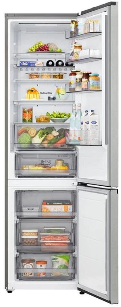 LG Šaldytuvas | GBBS312CPY | Energijos efektyvumo klasė C | Laisvai pastatomas | Aukštis 186 cm | Kombinuotas | No Frost sistema | Šaldytuvo neto talpa 220 L | Šaldiklio neto talpa 113 L | Ekranas | 34 dB | Sidabrinis Prime