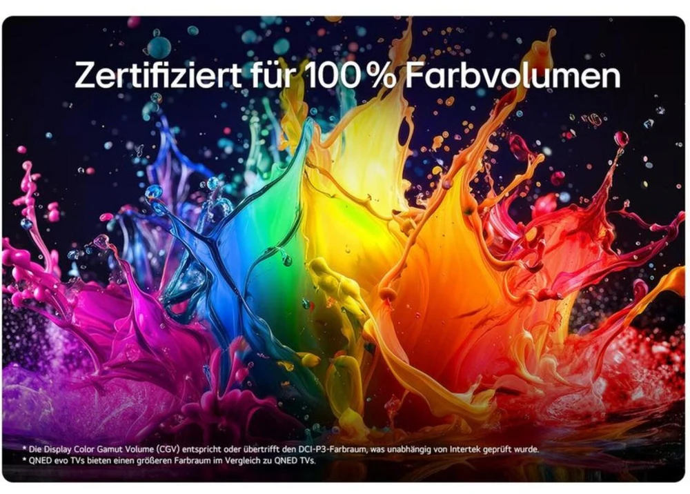 Lg televizorius 55QNED83B6A.AEUD, 139cm, 4K UHD, Mini LED, 120Hz, webOS 26, HDR10, Filmmaker Mode, Game Optimizer, ALLM, VRR