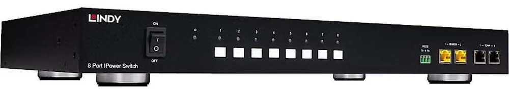 Šakotuvas Išmanusis PDU - Lindy 32623 8 Prievadų IPower Jungiklis 8x IEC C13