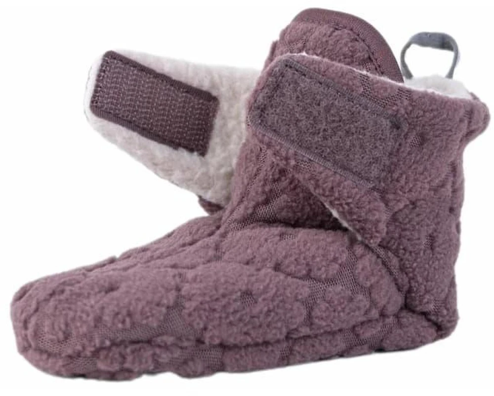 JetWorld Lodger Slipper Folklore Fleece Slippers Mauve 12-18m SL 330_12-18