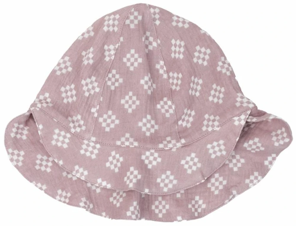 Aptel (V)Action! Lodger Hatter Tribe Muslin cotton child cap Rose 3 - 6 months HT 107 3-6
