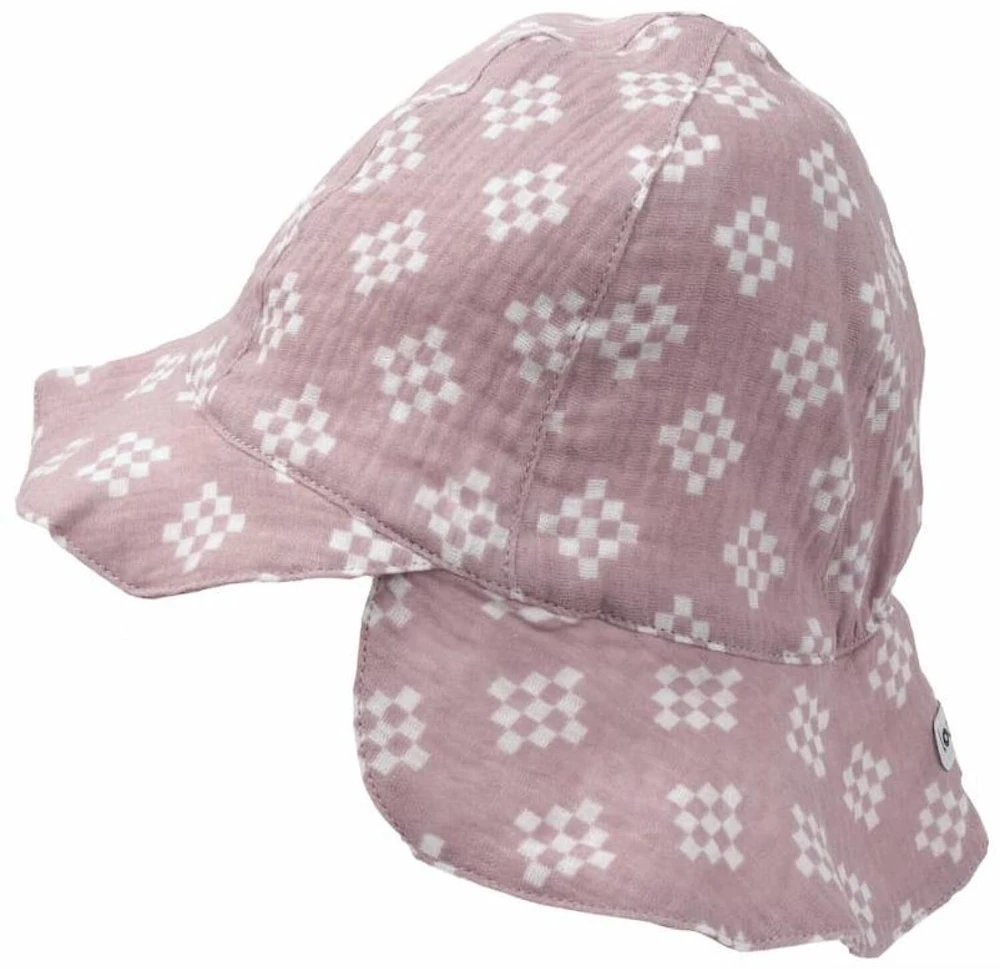 Aptel (V)Action! Lodger Hatter Tribe Muslin cotton child cap Rose 3 - 6 months HT 107 3-6