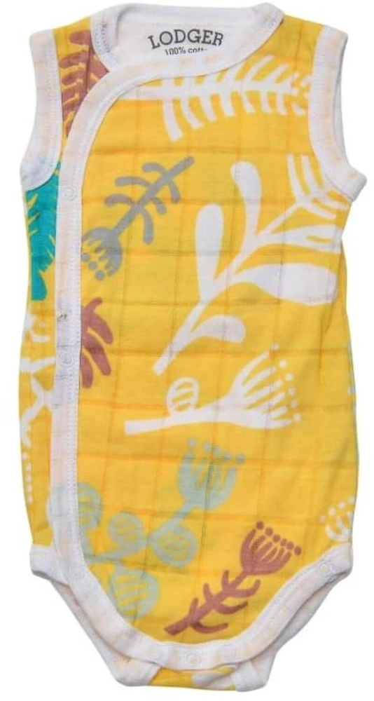 „Cocoon Lodger Romper“ botanimalinis medvilninis berankovis bodis, pavasarinis, 68 cm, RF 053_68