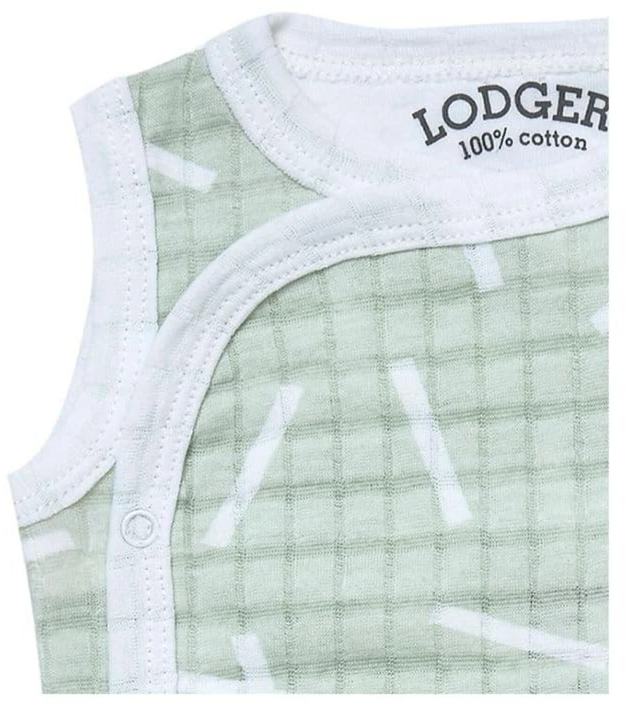 Cocoon išpardavimas! Lodger Romper Sprinkle berankovis medvilninis body Leaf 68 cm RF 070_68