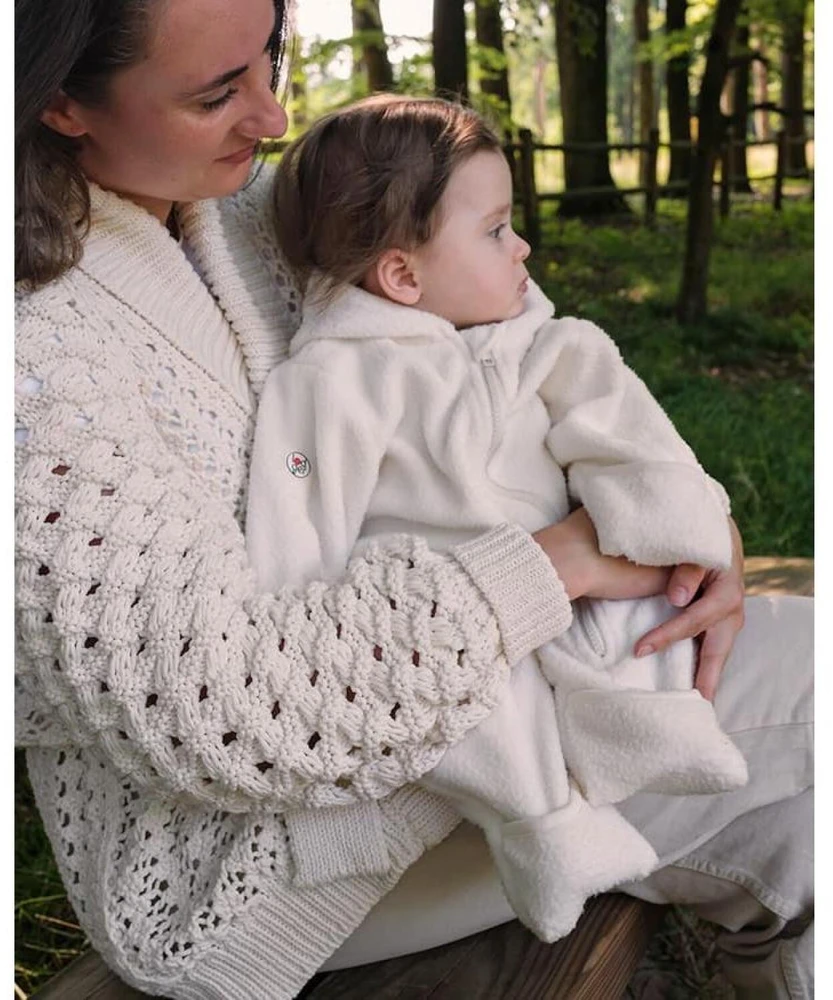 Adobe Lodger Skier Teddy jumpsuit 3-6 months. size 68. Cloud Dancer SKT 101_3-6