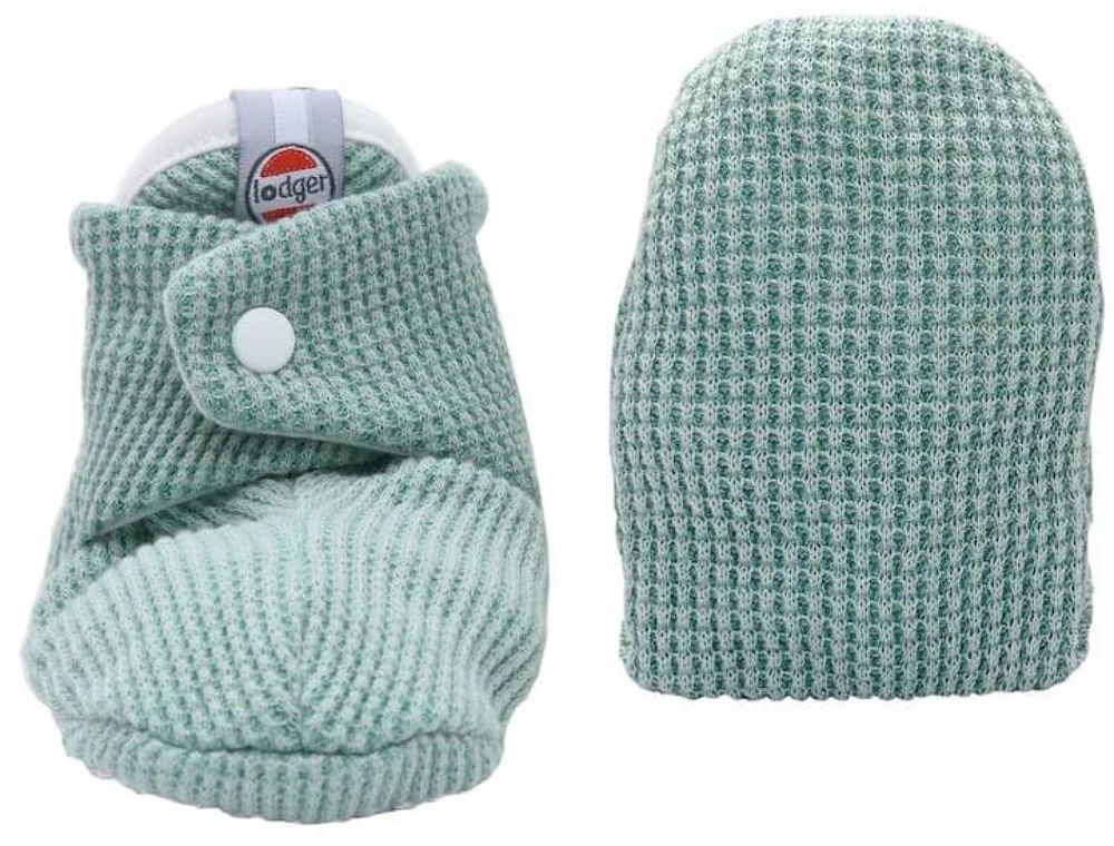Crocs Lodger Slipper Ciumbelle medvilninės šlepetės 3-6m Šiltos Žalias SLC 080_3-6