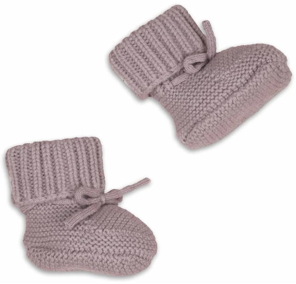 Monster Clippers Lodger Slipper Merino wool slippers Rose 0-6m SLM 107_0-6