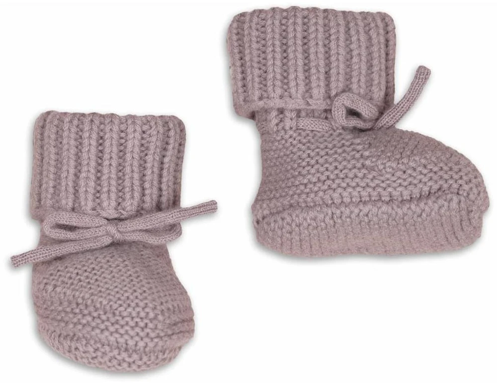 Monster Clippers Lodger Slipper Merino wool slippers Rose 0-6m SLM 107_0-6