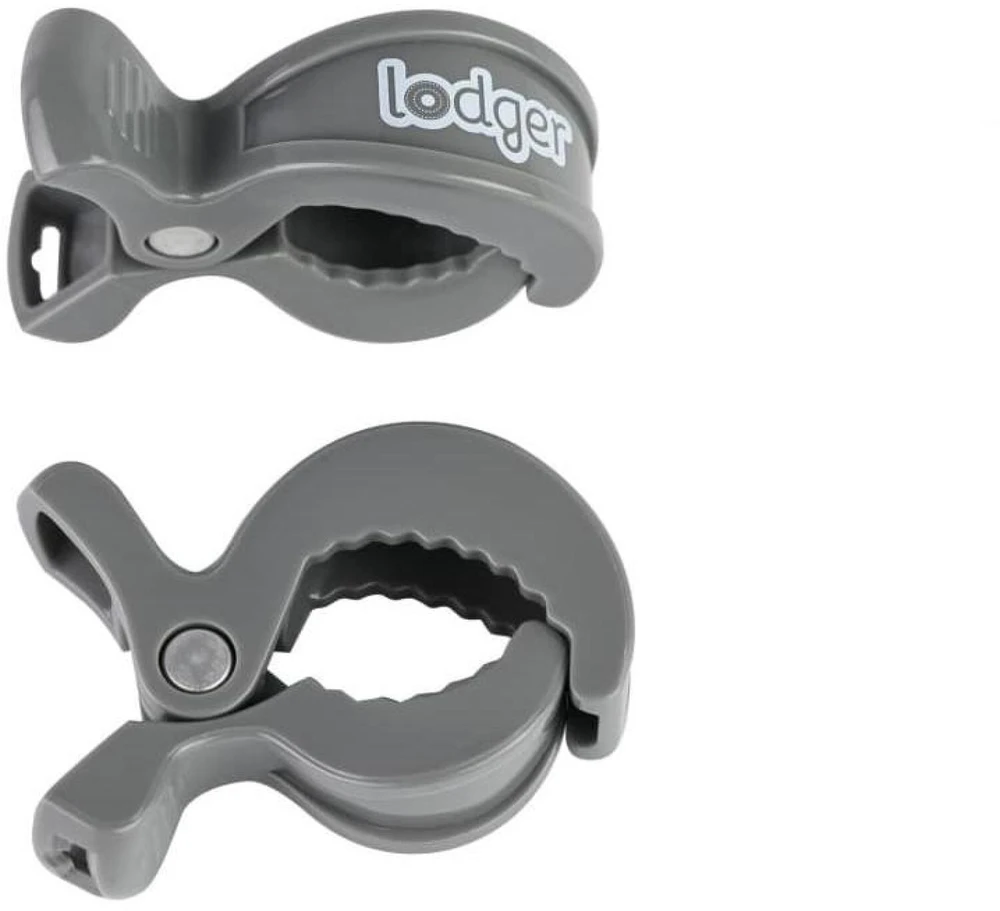 Oxford University Press Lodger Clip for Swaddler cotton diaper (2 pcs.) Carbon SWC 071