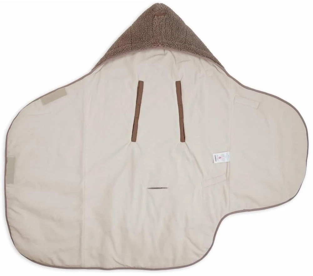 Swaddleme Lodger Wrapper Teddy vystyklų antklodė WPT 535, Buffalo Teddy, 0-9 mėn., 100% poliesteris, Velcro, 40°C