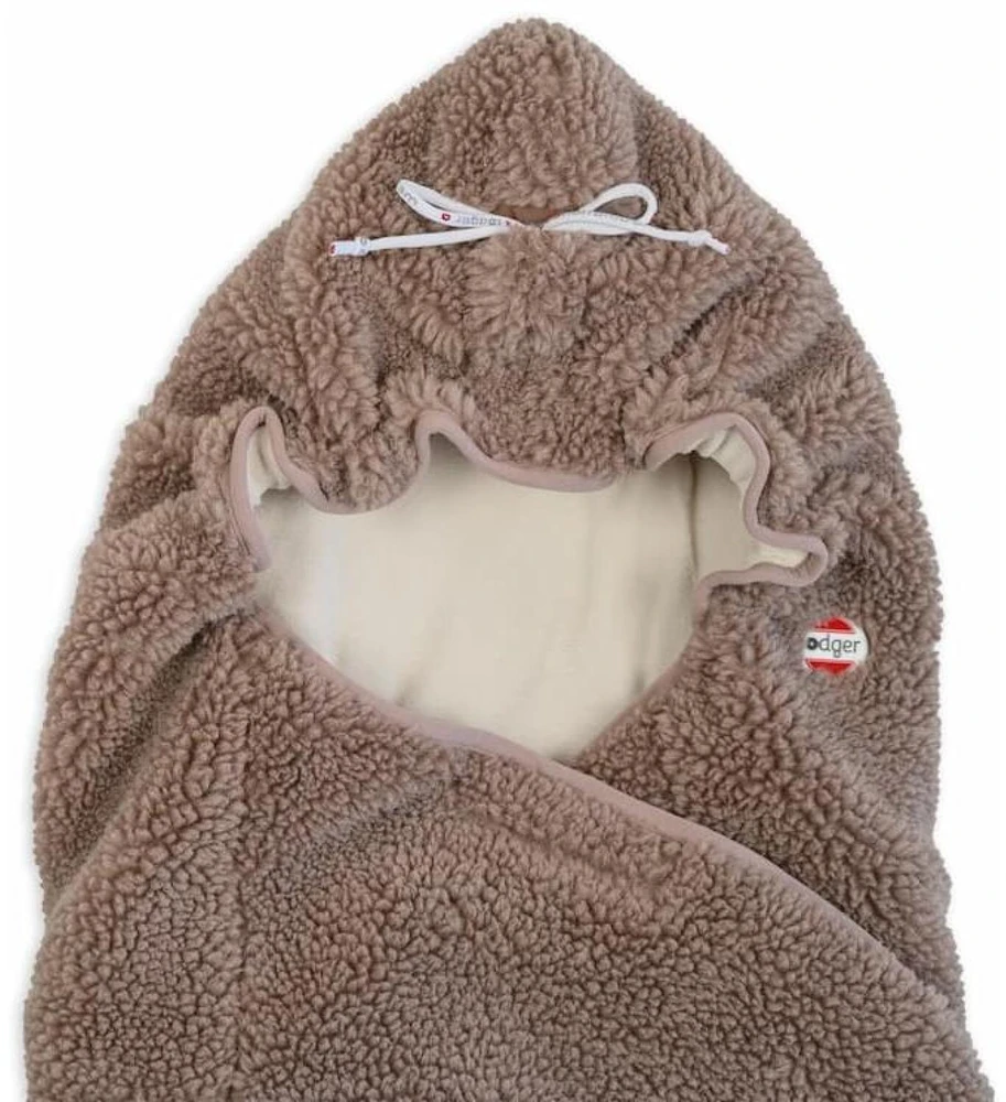 Swaddleme Lodger Wrapper Teddy vystyklų antklodė WPT 535, Buffalo Teddy, 0-9 mėn., 100% poliesteris, Velcro, 40°C
