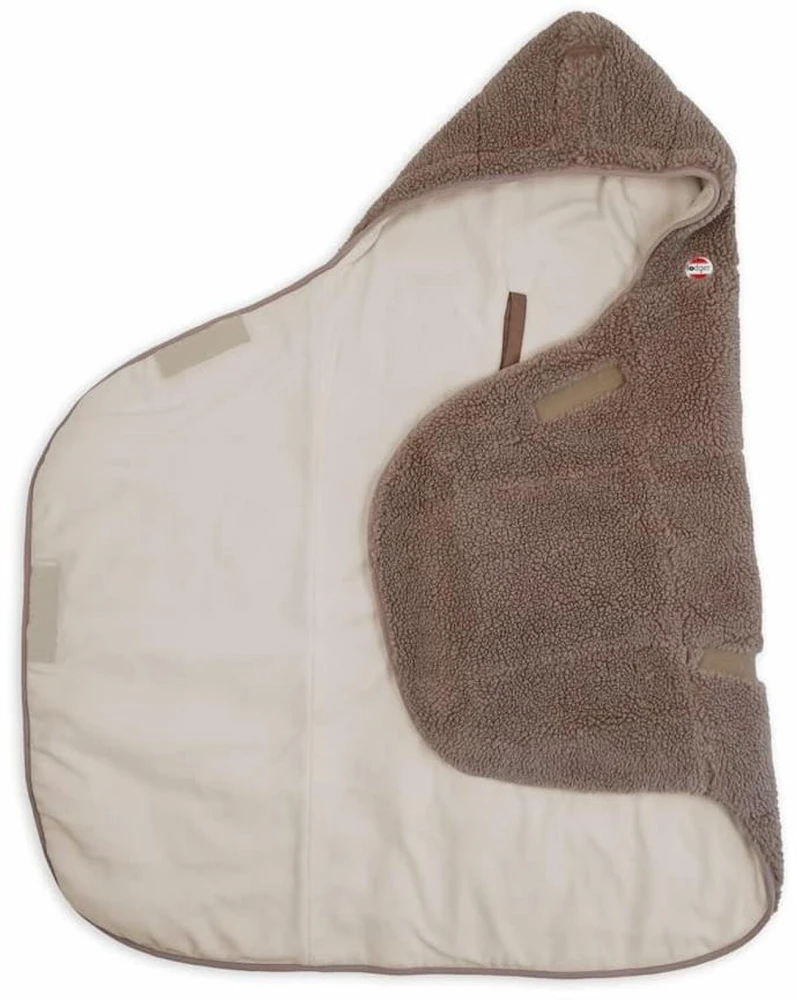 Swaddleme Lodger Wrapper Teddy vystyklų antklodė WPT 535, Buffalo Teddy, 0-9 mėn., 100% poliesteris, Velcro, 40°C