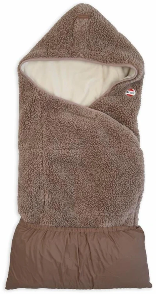 Swaddleme Lodger Wrapper Teddy vystyklų antklodė WPT 535, Buffalo Teddy, 0-9 mėn., 100% poliesteris, Velcro, 40°C