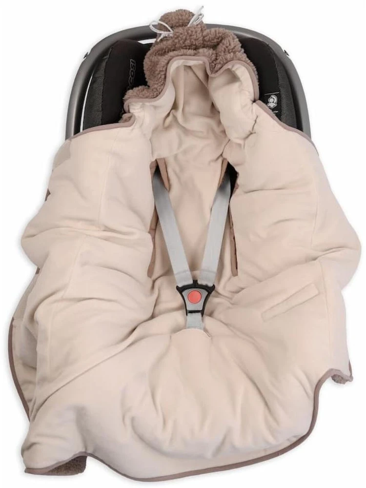 Swaddleme Lodger Wrapper Teddy vystyklų antklodė WPT 535, Buffalo Teddy, 0-9 mėn., 100% poliesteris, Velcro, 40°C