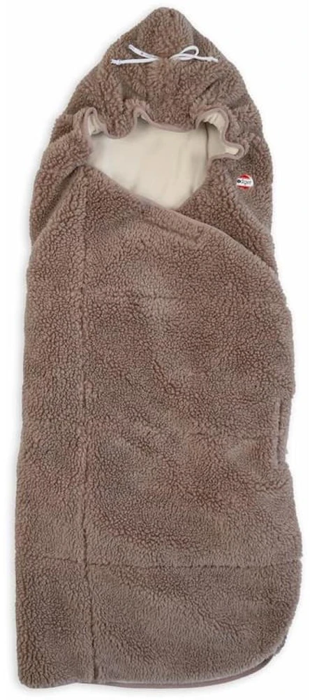 Swaddleme Lodger Wrapper Teddy vystyklų antklodė WPT 535, Buffalo Teddy, 0-9 mėn., 100% poliesteris, Velcro, 40°C
