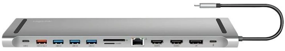 LogiLink Doko stotelė usb3.2 ,usb-c,12-portów, pd