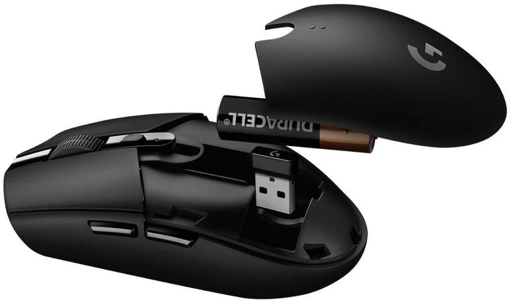 Pelė žaidimams Logitech G305, juodos spalvos