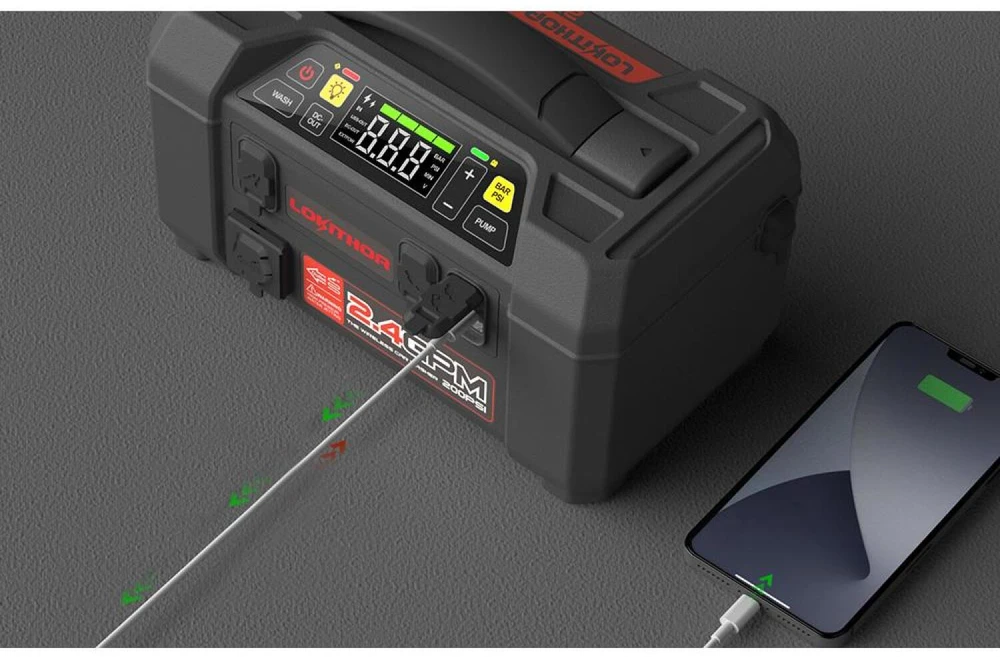 5in1 Lokithor AW401, Powerbank / Jump Starter 20000mAh, 2500A
