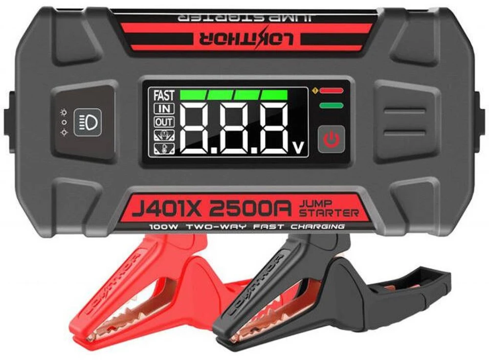 Powerbank / Jump starteris Lokithor J401X - 2500A 12V 74Wh