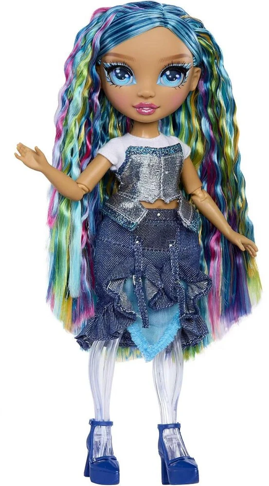 MGA Lėlė Rainbow High Rainbow Shimmers su gleive Skyler mėlyna 122418-EU