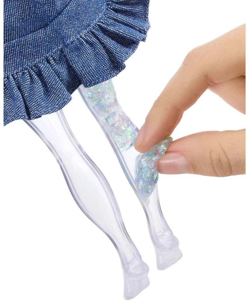 MGA Lėlė Rainbow High Rainbow Shimmers su gleive Skyler mėlyna 122418-EU