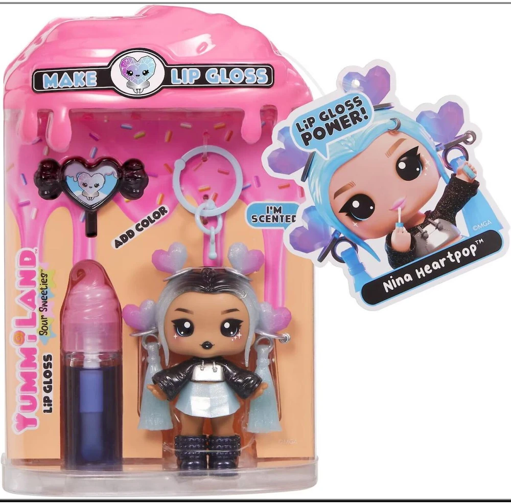 MGA Yummiland lūpų blizgesys Sour Sweeties Nina Heartpop