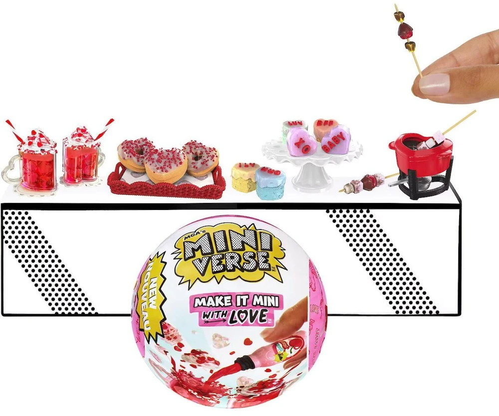 L.O.L Surprise MGA Entertainment Miniverse Make It Mini With Love 121695-EUC, 8 metai, daugiaspalvis, plastikas, DIY rinkinys, kolekcionuojamas