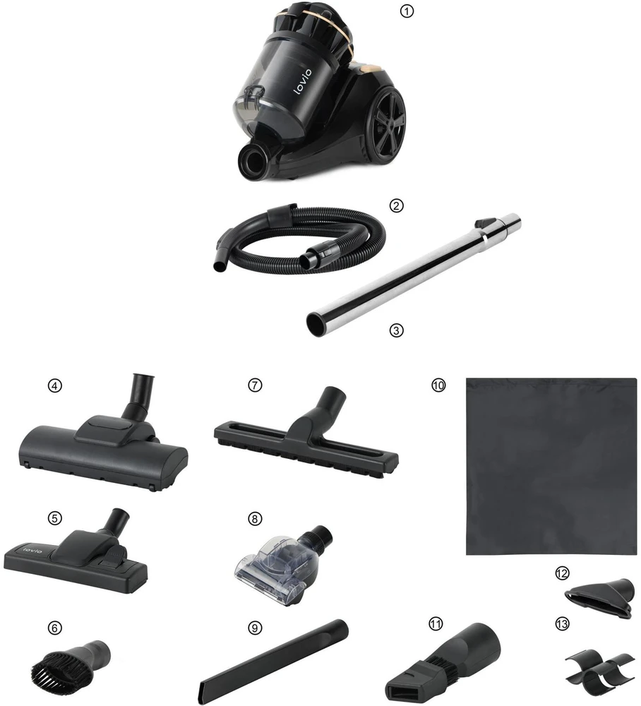 Dulkių siurblys Lovio LVCVC002 VacuuFlex L