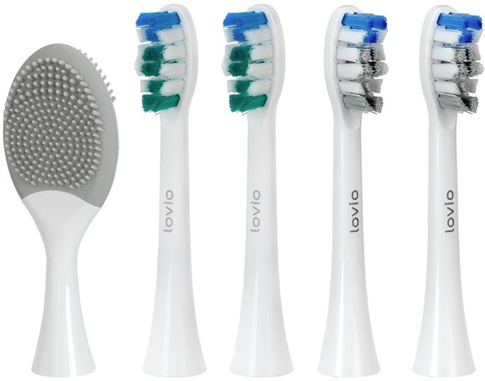 Lovio LVTB124BK-HM SonicProtect PRO šepetėlio galvutės vidutinės juodos