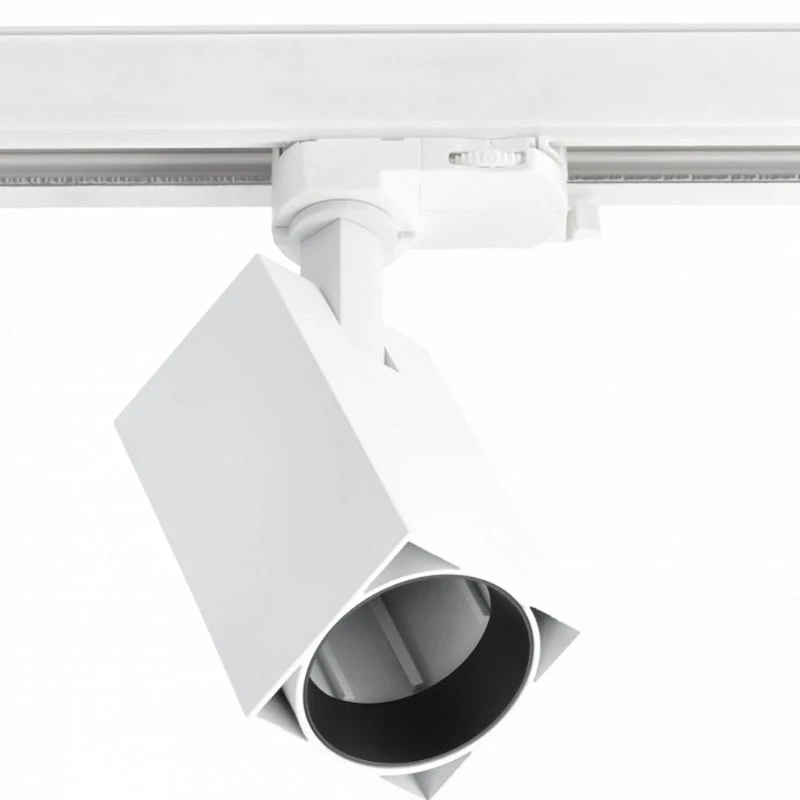 GTV Šviestuvas LIMA, GU10, maks. 20 W, AC220-240 V, 50/60 Hz, IP20, IK08, kvadratinis, baltas