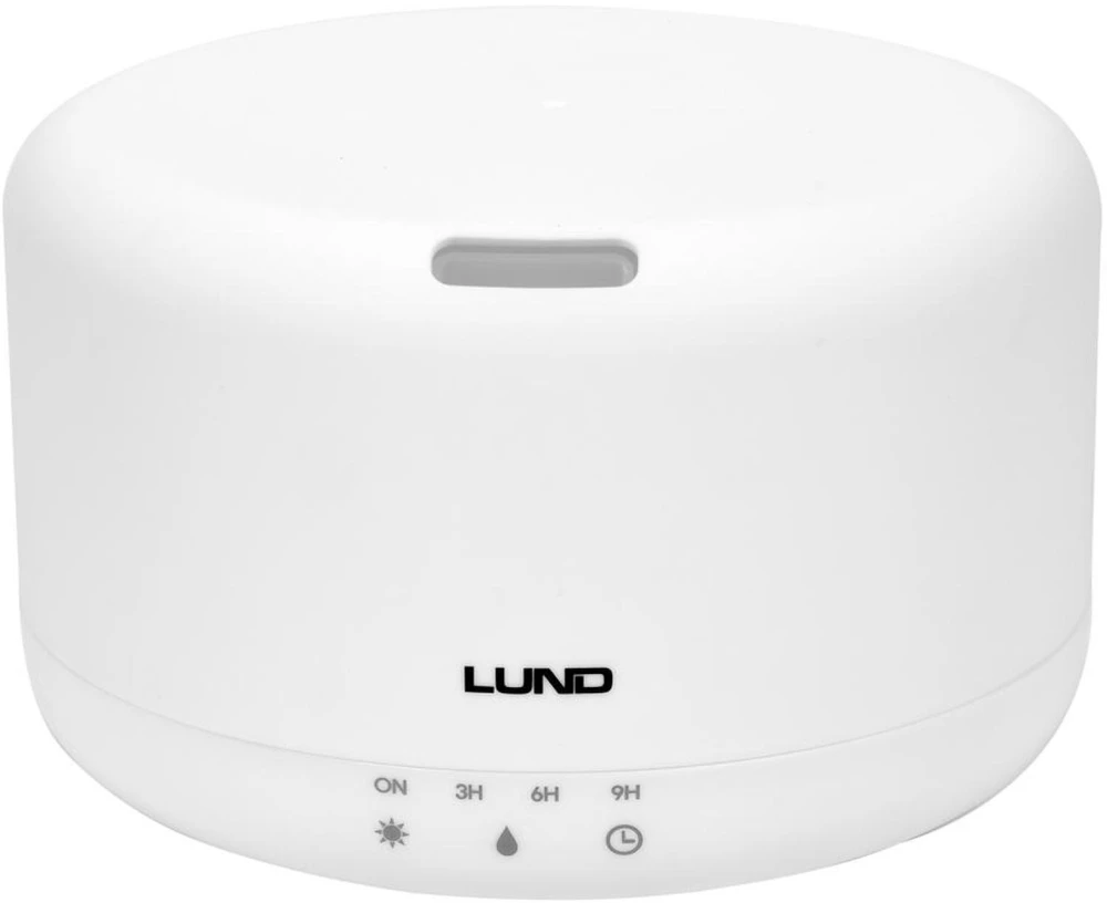 LUND ORO DRĖKINTUVAS IR KVAPŲ DIFUZORIUS 1000ml Baltas SU NUOTOLINIO VALDYMU