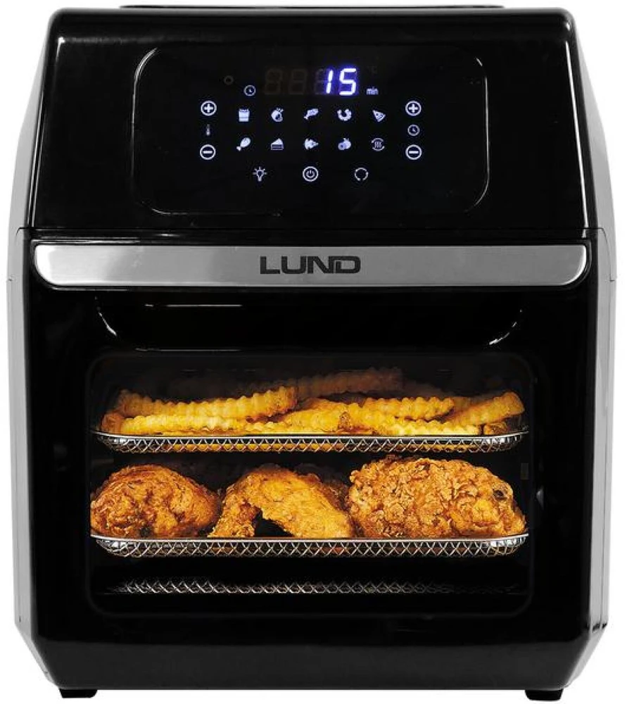 Lund Toya Sa Poland Daugiafunkcinė orkaitė / gruzdintuvė / fritiūrinė | 12 litrų | 1800W (67590)