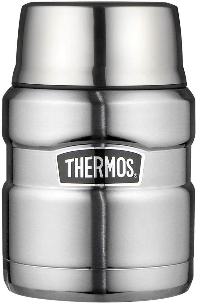 Maisto indas "King" su šaukštu, nerūdijantis plienas, 0,47 L, R910501, THERMOS