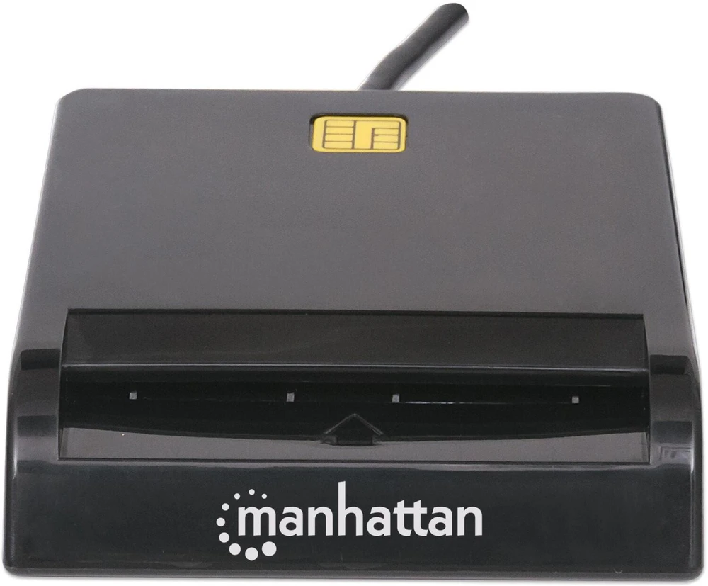 Manhattan 102049 išmanusis kortelių skaitytuvas Vidaus Juoda USB 2.0
