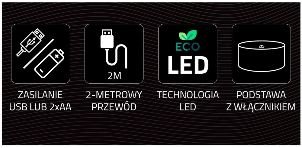 Manta MASNL128MT LED lempos šviestuvas-dekoracija VIENARAGIS