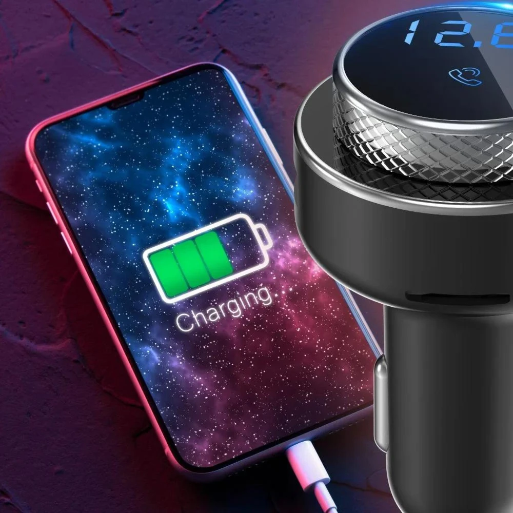 Automobilinis Bluetooth adapteris su QC 3.0 įkrovimu Manta TFM101 Stream