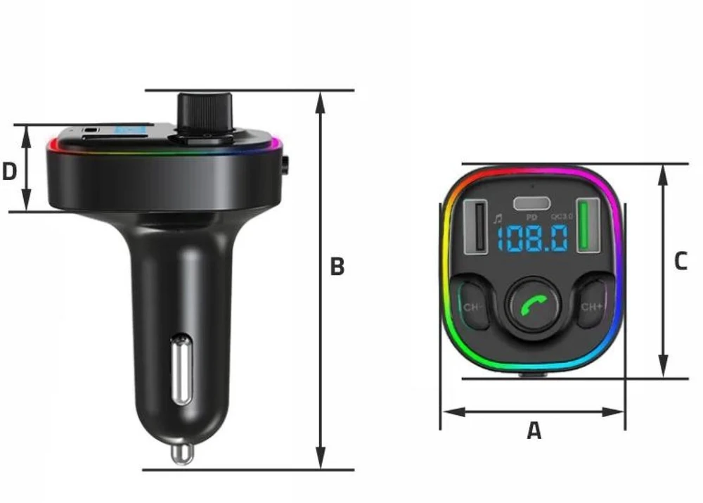 Automobilinis Bluetooth adapteris Manta Stream Lite